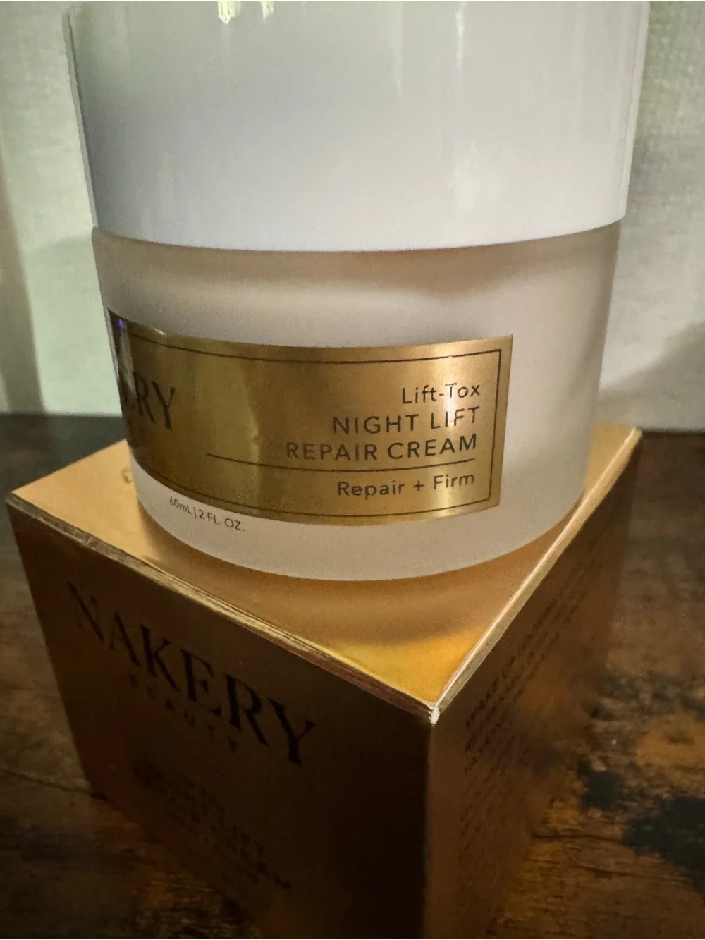 Nakery Beauty Lift-Tox Night Lift Repair Cream 60ml, new and sealed